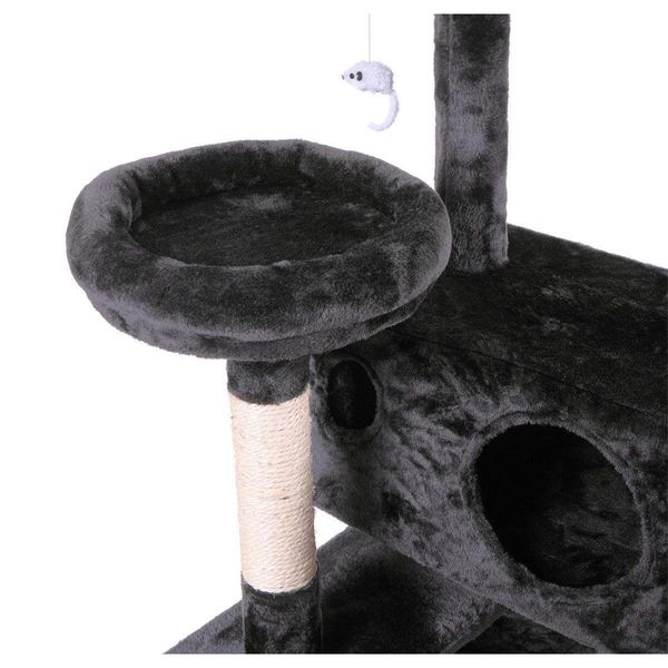 

60" cat tree tower condo furniture scratching post pet kitty jllvhi xmhyard