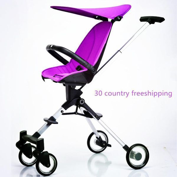 

trike xl dsland mom baby light way two-way high view cart 4.5kg small pram strollers#1