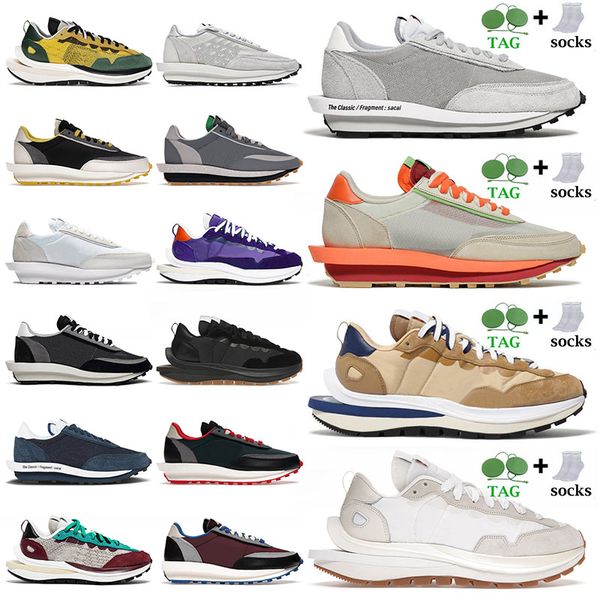 

vaporwaffle pegasus running shoes for mens ldwaffle ldv waffle designer fragment trainers men women undercover kiss of death black gum grey, White;red