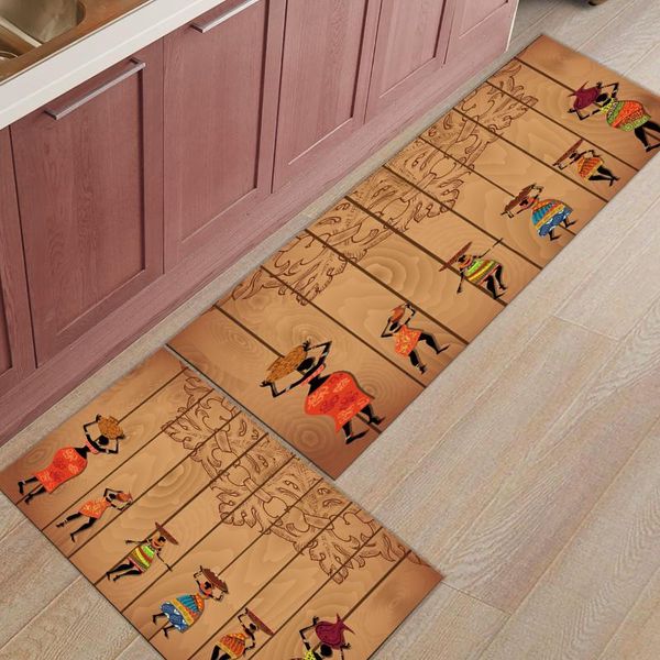 

carpets african women national culture kitchen mat entrance doormat home living room mats bedroom bedside anti-slip rug