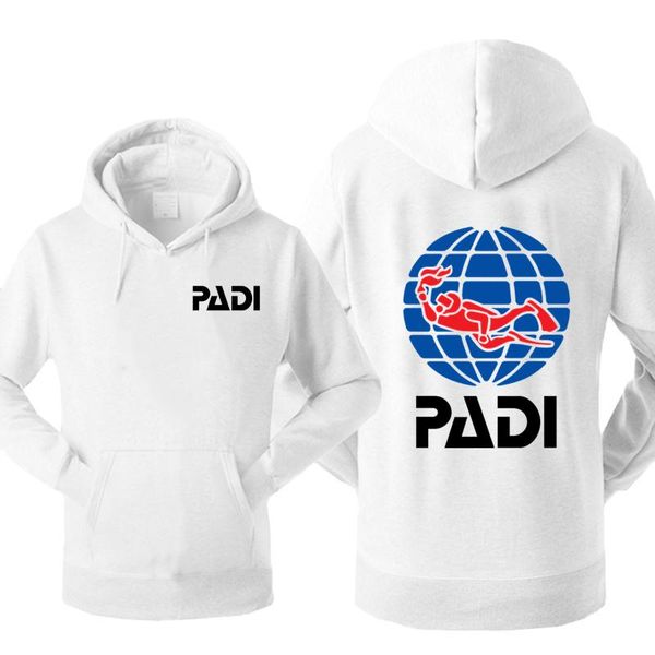

men's hoodies & sweatshirts man pullover padi logo print custom made trend men long sleeve hoodie hedging hooded loose comfortable male, Black
