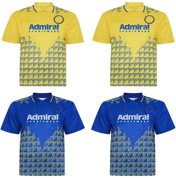

leeds 1978 92 93 94 95 96 97 98 99 00 02 soccer jersey home away smith kewell phillips harrison bamford raphinha hasselbaink 21 22 retrofgyf, Black;yellow