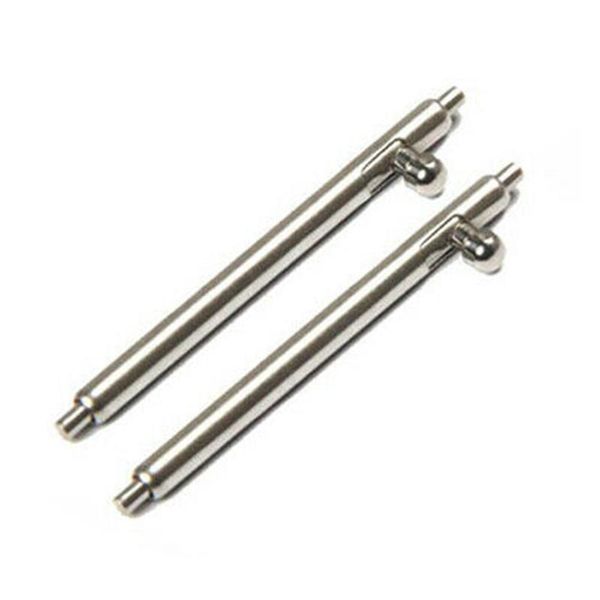 

watch bands istrap 16/18/20/22/24mm quick release spring bars 1000pcs pins 1.5mm stainless steel repair tool, Black;brown