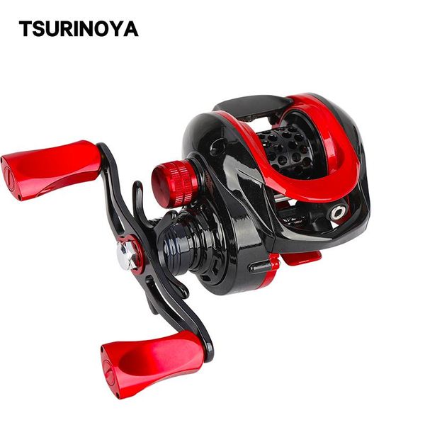

baitcasting reels tsurinoya xf-50 xf-150 reel left right handle ultra light bait casting fishing low profile carrete de pesca
