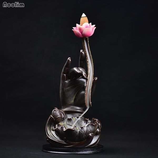 

sachet bags large bergamot lotus backflow incense burner ceramic creative antique holder ceremony sandalwood furnace home decor