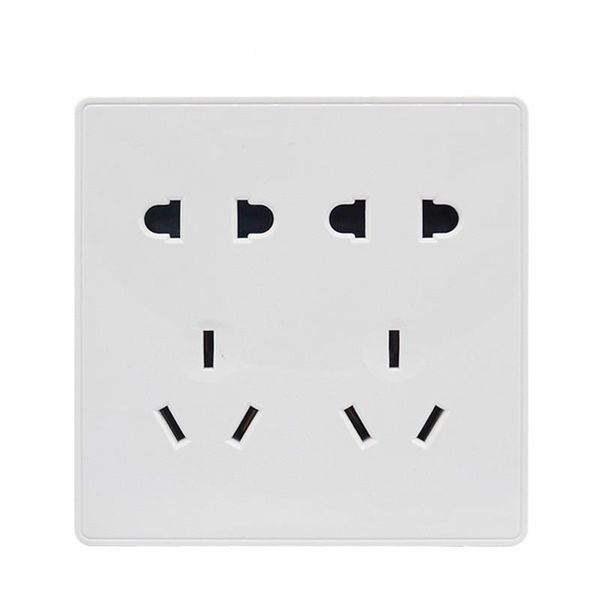 

smart power plugs 86mm x supply socket switch plug 10a au double three pins hole and two universal jack home wall