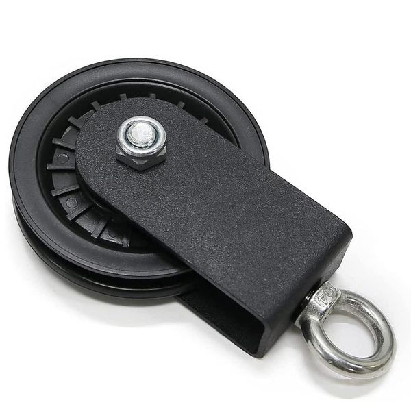 

accessories stainless steel wheel lifting pulley silent nylon gym cable heavy fitness workout training bearing system