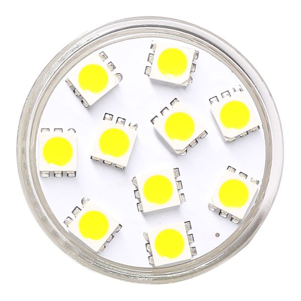 Alto Bright 3W Mr11 Gu4 LED Lâmpada Lâmpada Lâmpada 12V 24V 10leds 5050 SMD Branco frio branco Substitua halogênio