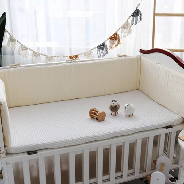 

bedding sets baby bed thicken bumpers one-piece crib around cushion cot protector pillows borns room decor