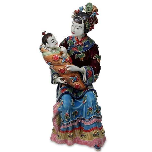 

decorative objects & figurines chinese decoration antique jinling twelve beautiful women vintage porcelain female dolls sculptures home deco
