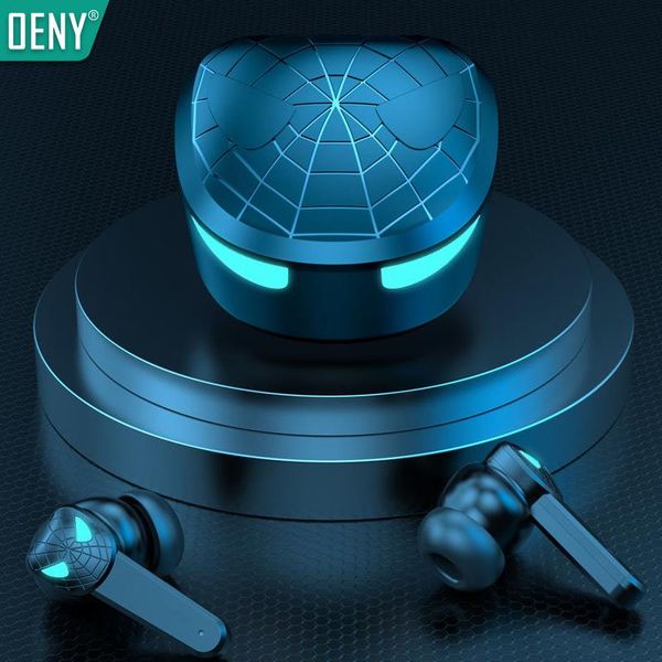 

headphones & earphones tws wireless bluetooth in-ear earbuds waterproof headsets earphone breathing light with noise reduction mic