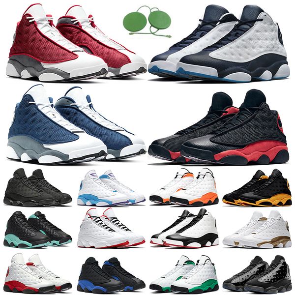 

air jordan retro 13 men basketball shoes 13s obsidian red flint court purple hyper royal chicago black cat bred dmp starfish playoffs mens t
