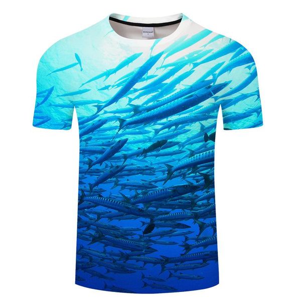 

men's t-shirts summer fishing 3d t shirt men fish pattern short sleeves printed mens workout shirts funny, White;black