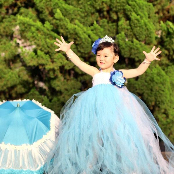

girl's dresses halloween cosplay children's mesh ball gown tulle tutu dress flower girls christmas carnival wedding party performa, Red;yellow