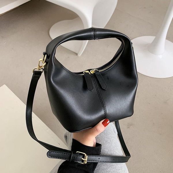 

evening bags vintage pu leather small women bucket handbags for 2021 trend luxury design quality female crossbody shoulder