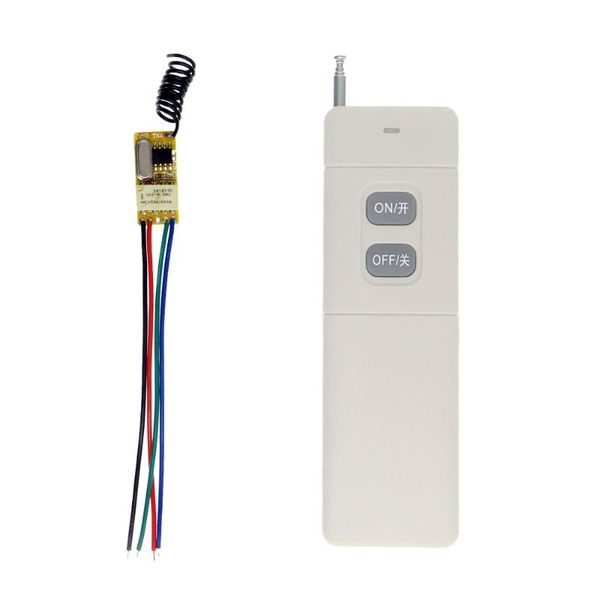 

smart home control micro power consumption wide voltage 3.7v 5v 9v 12v universal wireless remote switch computer led light connector