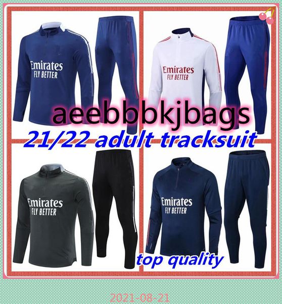 

2021 2022 tracksuit soccer 21 22 maillot de football aouar denbele memphis training suit man set, Black