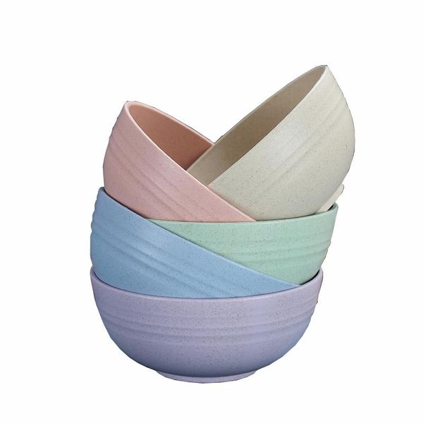 

4pcs 13.5cm wholesale bowls set rice bowl restaurant tableware big bowl heat insulation ramen noodles soup