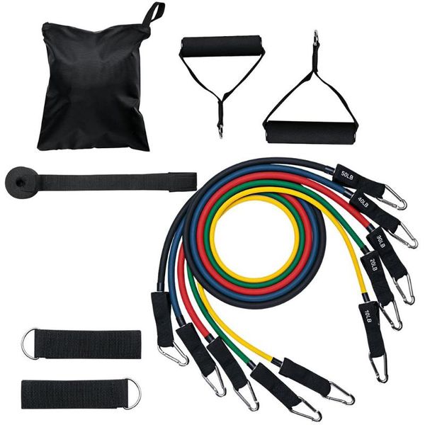 

resistance bands 11pcs/set multifunctional tpe pull rope band fitness equipment