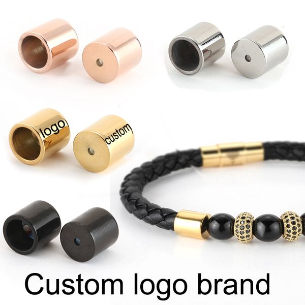 

beads for jewelry making supplise gold tube beads bracelet make diy accessories findings vintage stainless steel 2pcs big hole, Bronze;silver