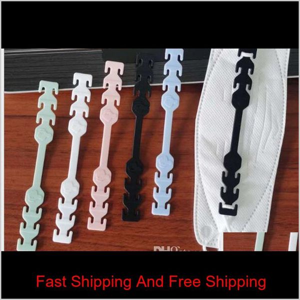 

white blue third gear adjustable anti-slip mask ear grips extension hook face masks buckle holder adjustable face ma qylpkt homes2011