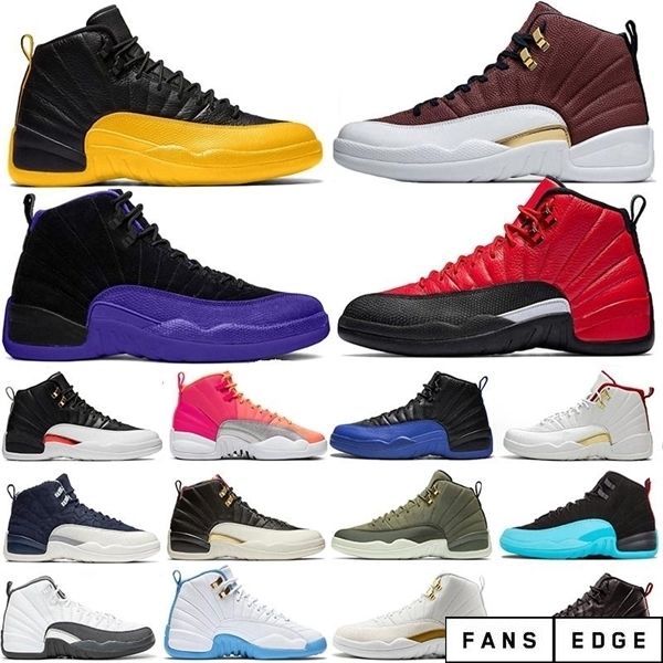 

2020 12s jumpman university gold black mens basketball shoes michigan game royal white retroes 12 playoffs french blue designer trainers