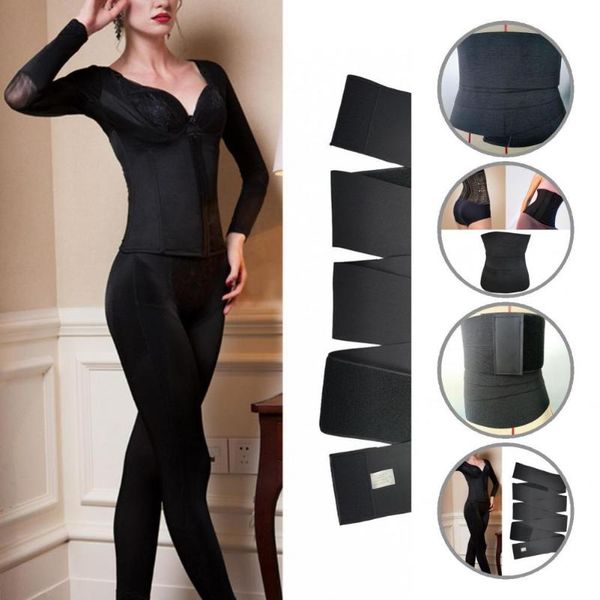 

women's shapers black useful women wrapped lumbar support belt nylon sweat waist reduce waistline for gym, Black;white