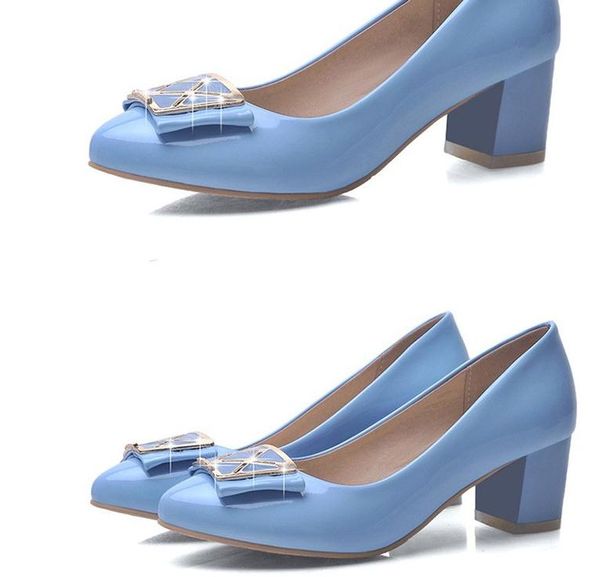 

women's shoes in spring and autumn high coarse heel round head @712, Black