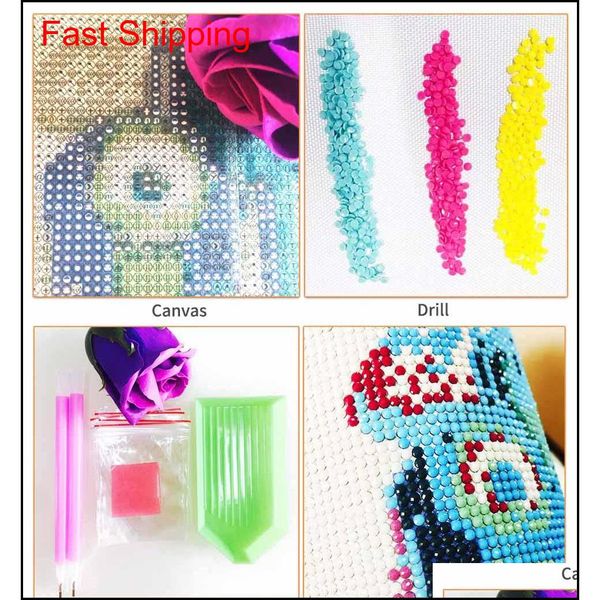 

5d needlework diy diamond painting cross stitch kits full resin round diamond embroidery mosaic home decor qyllwc bwkf