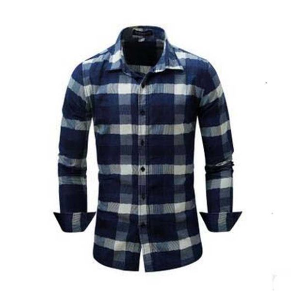 

men's casual shirts us europe spring autumn blue plaid teenager long sleeve good quality cotton cardigan ia66, White;black
