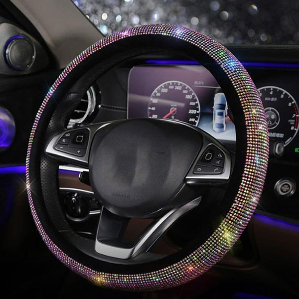 

seat cushions crystal diamond gearbox handle cover hand brake car safety belt shoulder interior set accessories for girls