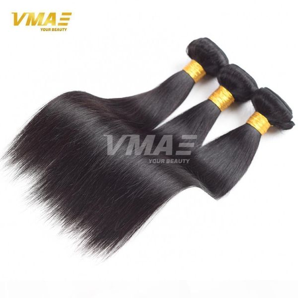 

peerless thick bundles grace brazilian straight hair brazilian virgin hair straight 3 bundle silky straight human hair weave hairpieces opp, Black