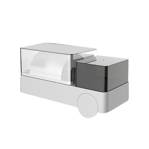 

toilet paper holders punch-with small drawer wall-mounted holder adhesive abs mobile phone tissue box home dispenser for bathroom