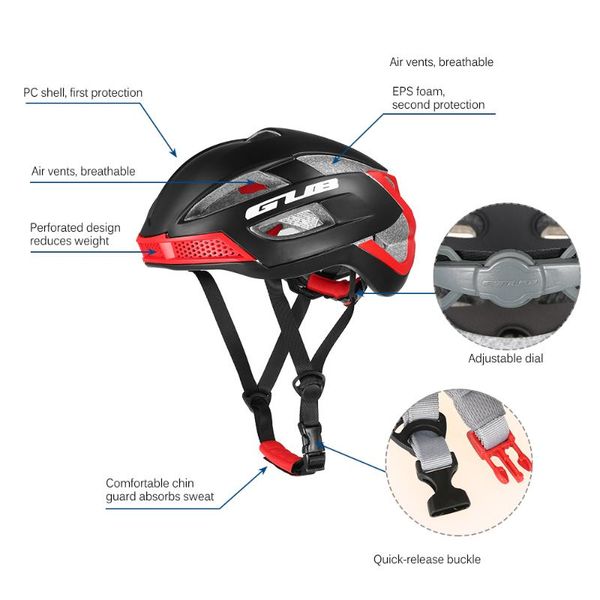 

cycling helmets 58-62cm men women helmet 11 vents lightweight motor mountain road bike caps skating protective in-mold