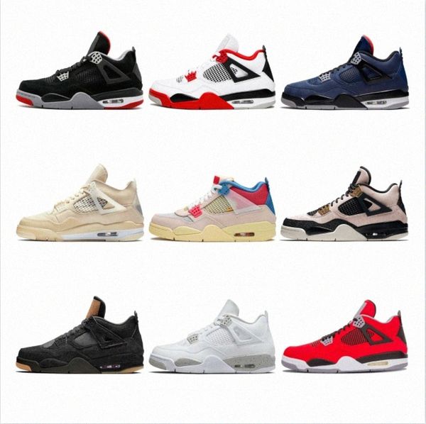 

fashion air jorden 4 boots travis scotts sail jorden 4s jumpman court purple womens mens basketball shoes raptors orange metallic neon train, Black