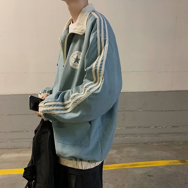 

summer korean men's fashion ruffian handsome functional tooling casual jacket youth versatile clothes, Black;brown