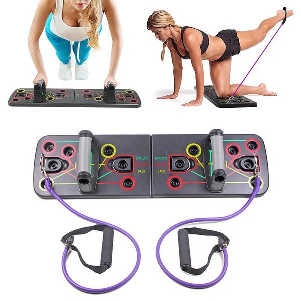 

push-ups stands 9 in 1 push up rack board body building comprehensive fitness equipment gym home exercise tools men women push-up