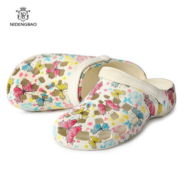 

women slipper 2in1 clogs mules slippers butterfly waterproof non-slip work nursing shoes casual outdoor beach slippers shoes 210619, Black