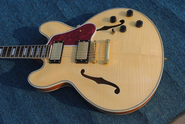 

wholesale china factory oem natural electric guitar jazz 339 guitar selling guitar