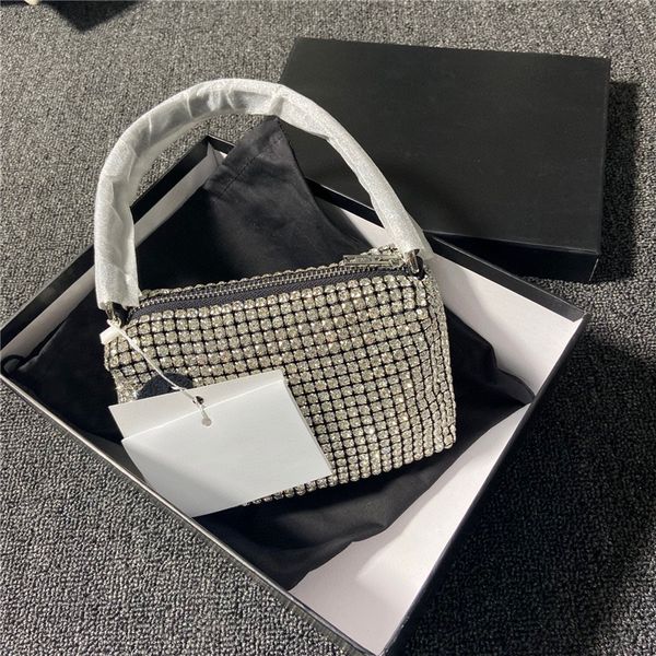 

luxurys designers designer totes women crystal diamante flap handbags metallic chain shoulder bags crossbody soho bag axillary