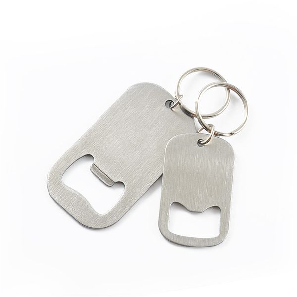 Tragbare Edelstahl Getränke Bier Flaschenöffner Keychain Küchin Tools für Bar Restaurant Wandern Camping XBJK2106