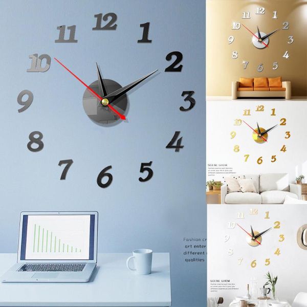 

wall clocks diy large silent clock movement hands mechanism repair parts tool
