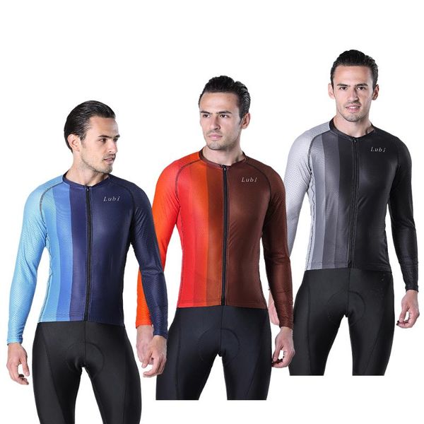 

racing jackets 2021 men summer long sleeve cycling jersey pro breathable bike clothing mtb bicycle clothes shirts ropa ciclismo uniform, Black;red