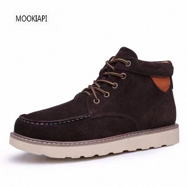 

in 2019, chinas latest mens snow boots, real sheepskin, natural wool, short mens shoes, delivery 96ja#, Black