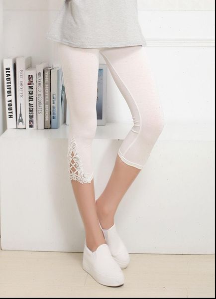 

2021 summer fashion womens ladies stretchy skinny high waist modal leggings womens pants hot, Black