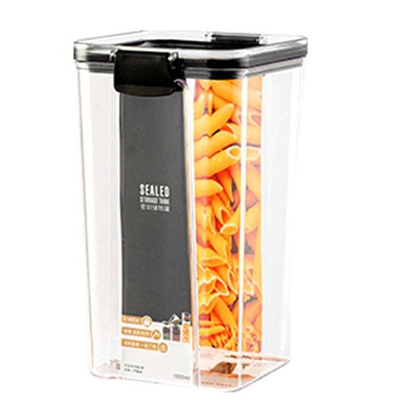 

storage bottles & jars sealed jar transparent plastic kitchen spice tank household grain multi-grain box 700ml