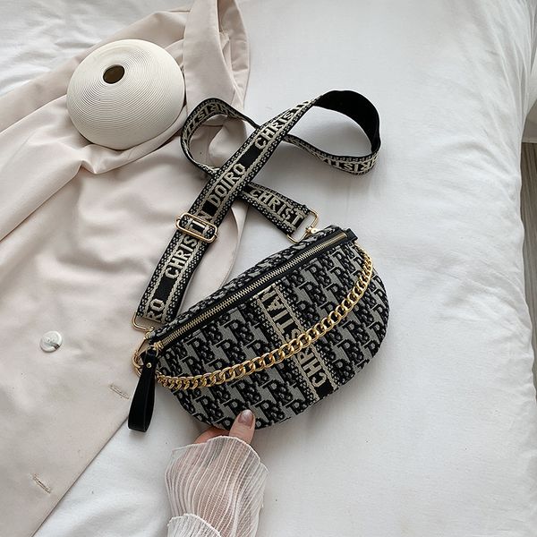 

design jewelry small women's new fashion canvas old flower saddle single diagonal wide shoulder belt handbag
