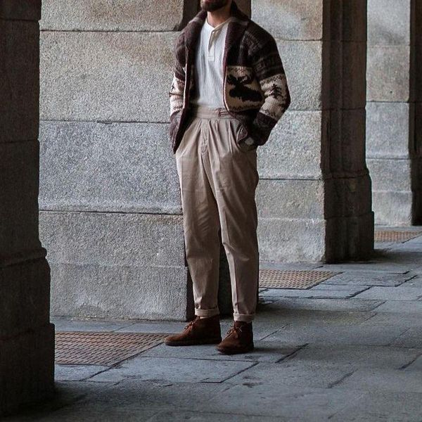 

men's jackets men 2021 autumn winter casual coat cardigan knitted sweater for fashion jacket plus size clothing, Black;brown