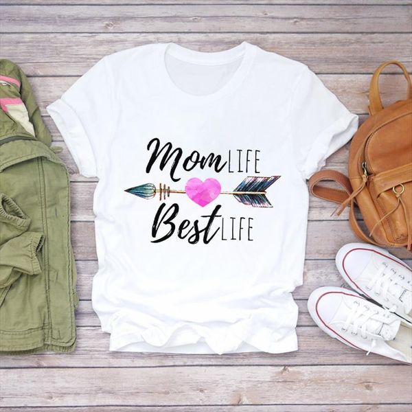 

men cartoon momlife mom mens t shirts arrow love print mother lady ladies graphic female tee, White;black
