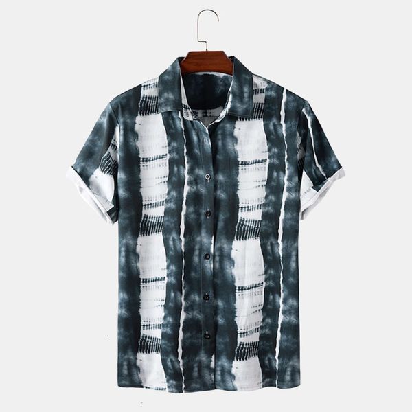 

2021new 2020 short sleeve fashion casual printed men's shirt, White;black